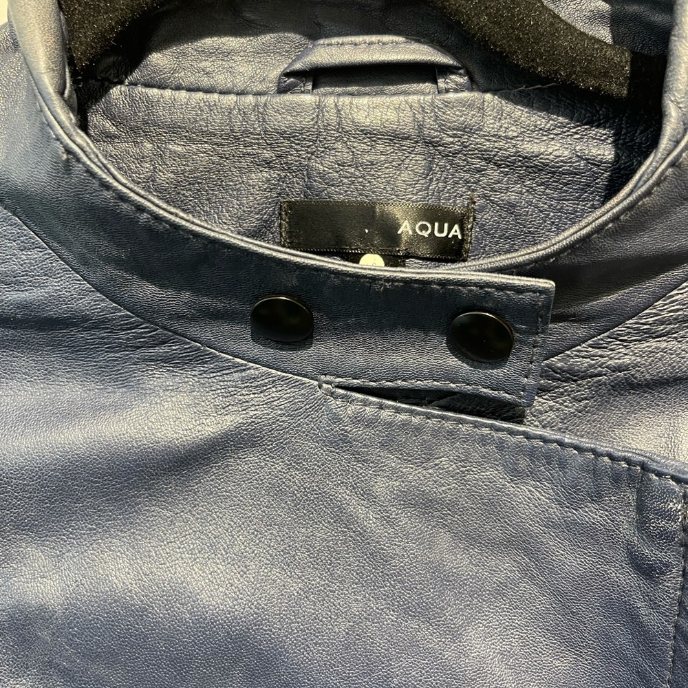 Leather Authentic Biker Jacket - image 4